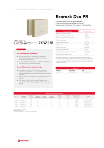 Fiche produit Ecorock Duo PR