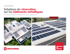 Brochure ROCKWOOL - rénovation sur les bâtiments métalliques