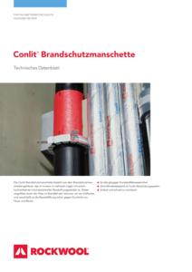 Datenblatt Conlit Brandschutzmanschette