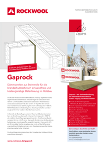 Broschüre Gaprock
