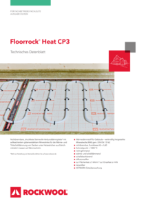 Datenblatt Floorrock Heat CP3
