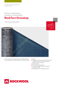 Datenblatt Rocktect Drenatop