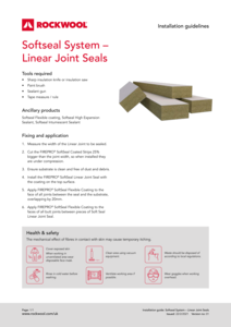 Softseal System (Linear Joint Seals) Installation Guide
