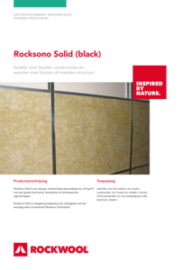 Technisch Productblad Rocksono Solid (black)