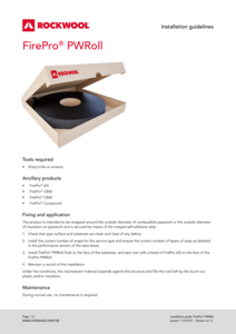 FirePro PWRoll Installation Guidelines