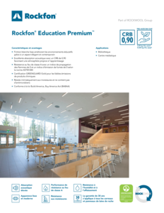 Rockfon® Education Premium™ Datasheet FR