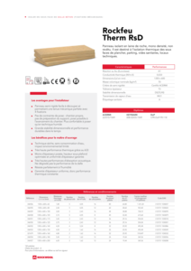 Fiche produit Rockfeu Therm RsD
