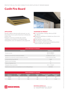 Fiche produit Conlit Fire Board