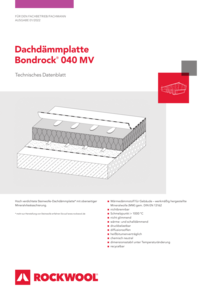Datenblatt Bondrock MV