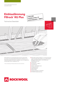 Datenblatt Fillrock RG Plus