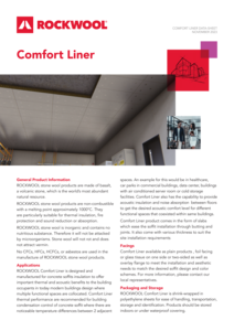 Comfort Liner Datasheet
