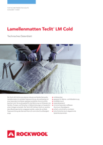 Datenblatt Lamellenmatte Teclit LM Cold
