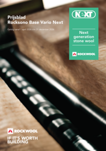 Prijsblad Rocksono Base Vario Next