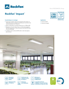 Rockfon® Impact™ Datasheet FR