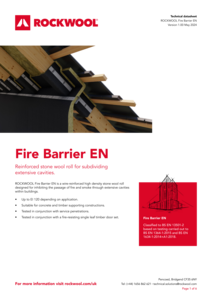 Fire Barrier EN Datasheet