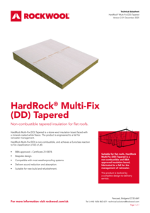 HardRock Multi-Fix (DD) Tapered Datasheet