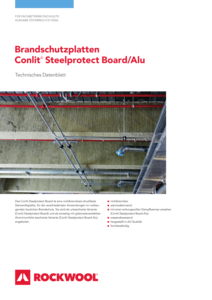 Datenblatt Brandschutzplatten Conlit Steelprotect Board/Alu - Ausgabe Österreich