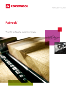Fabrock stone wool solutions for OEM applications
