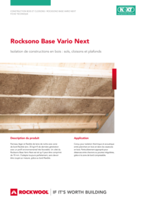Fiche Technique Rocksono Base Vario Next