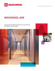 AFB (Acoustical Fire Batts) Brochure