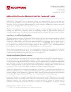 Additional information about ROCKWOOL cavityrock black