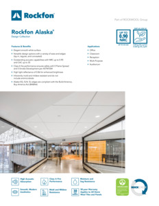 Rockfon Alaska® Datasheet
