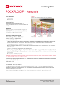 RockFloor (Acoustic) Installation Guide