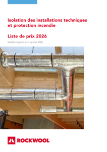 Liste de prix Isolation des installations techniques et protection incendie 2026