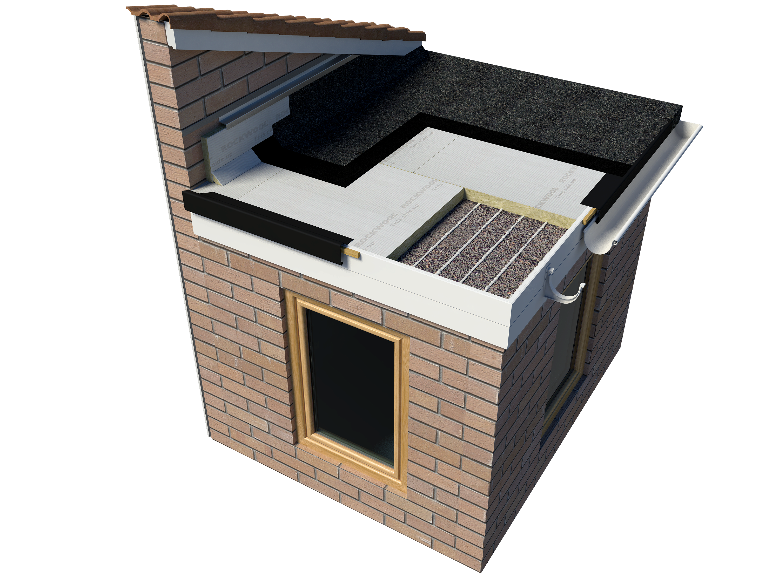 Flat Roof System - HARDROCK RECOVERY BOARD ANGLE FILLETS