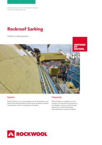 Technisch Productblad Rockroof Sarking 