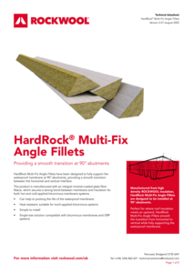 HardRock Multi-Fix Angle Fillets Datasheet