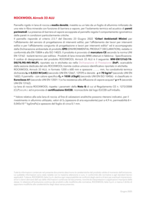 Voce di capitolato: Airrock 33 ALU
