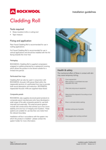 Cladding Roll Installation Guide
