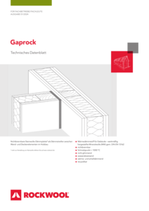Datenblatt Gaprock
