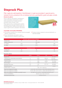 Fișă tehnică Steprock Plus