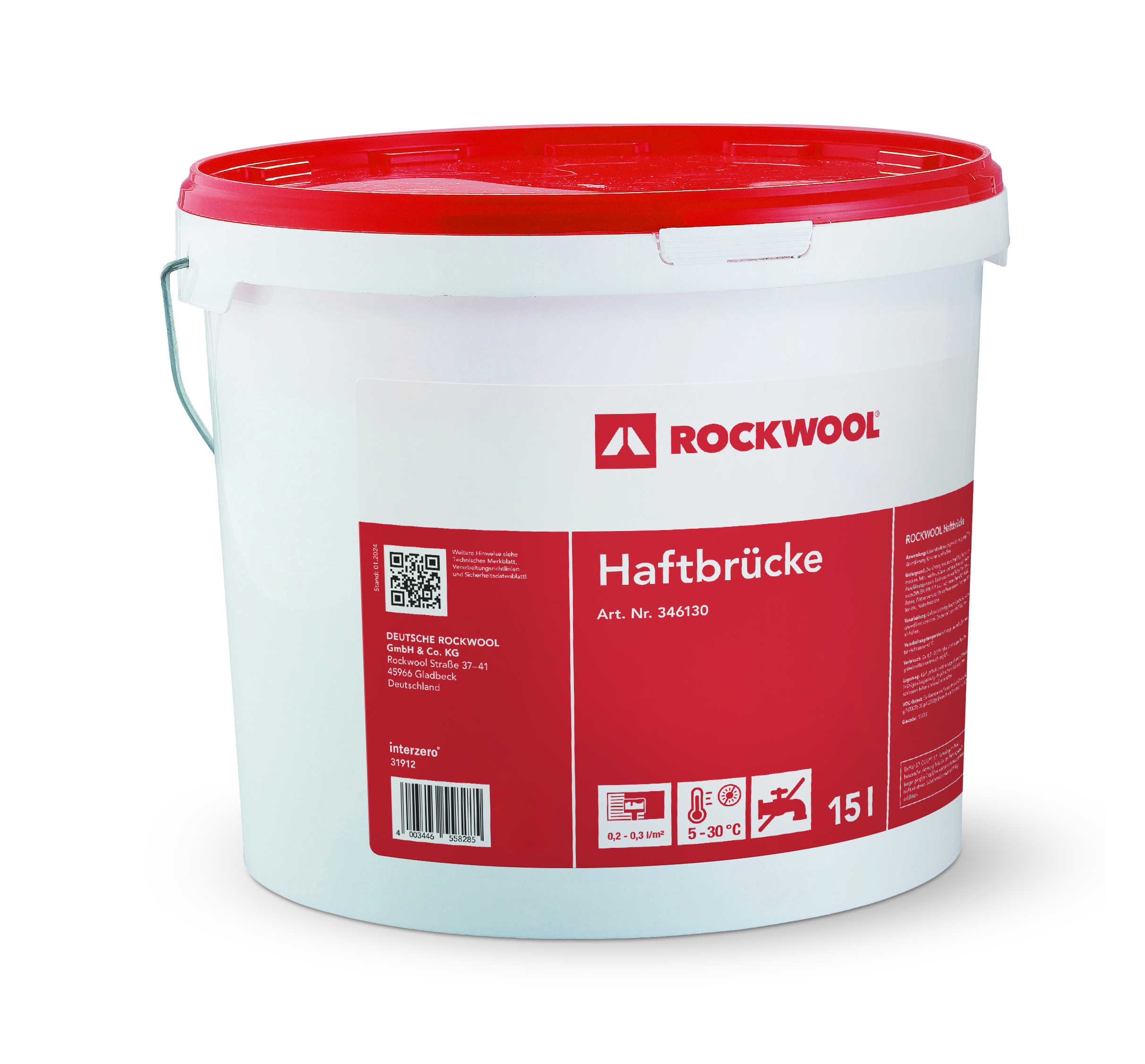 merchandise product, ROCKWOOL Haftbrücke, before processing, preparation, germany, Heck wallsystems, PIM