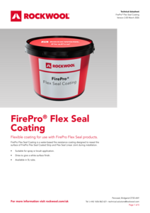FirePro Flex Seal Coating Datasheet