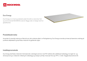Produktdatablad - Duo Energy