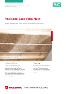 Technisch Productblad Rocksono Base Vario Next