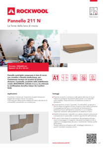 Scheda tecnica: Pannello 211 N