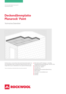 Datenblatt Planarock Paint