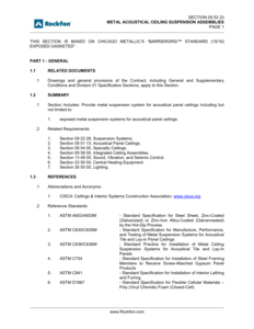 Chicago Metallic BarrierGrid Specification (CDN)