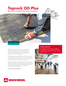 Toprock DD Plus flat roof insulation - Data sheet