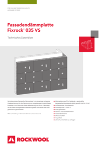 Datenblatt Fixrock 035 VS