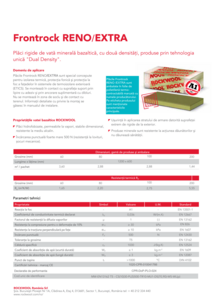 Fișă tehnică Frontrock Reno Extra