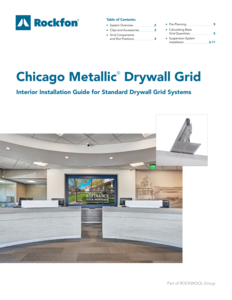 Chicago Metallic Drywall Grid Installation Guide