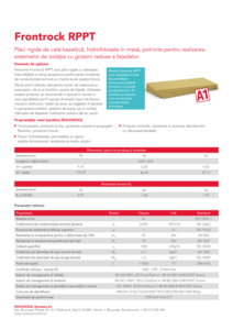 Fișă tehnică Frontrock RPPT