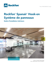 Rockfon Spanair Hook-On Plank System Installation Guide (French)
