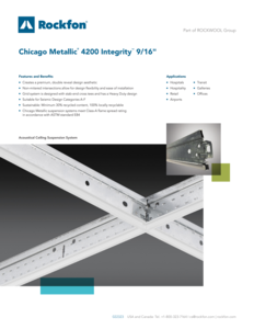 Chicago Metallic 4200 Integrity Data Sheet 