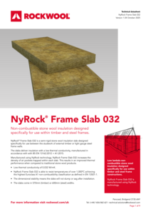 NyRock Frame Slab 032 Datasheet